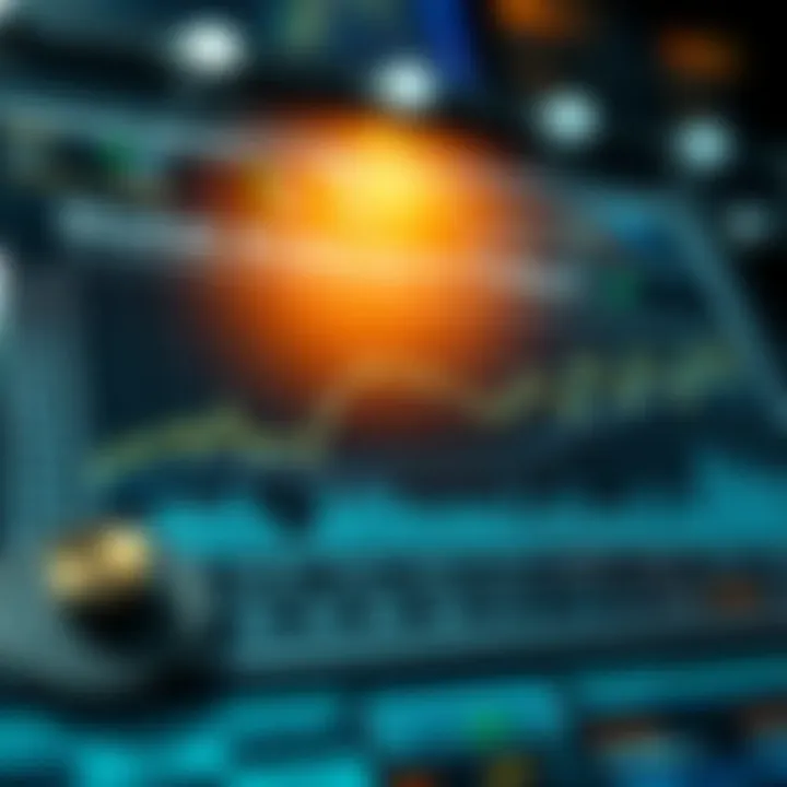 A detailed chart showing market analysis trends