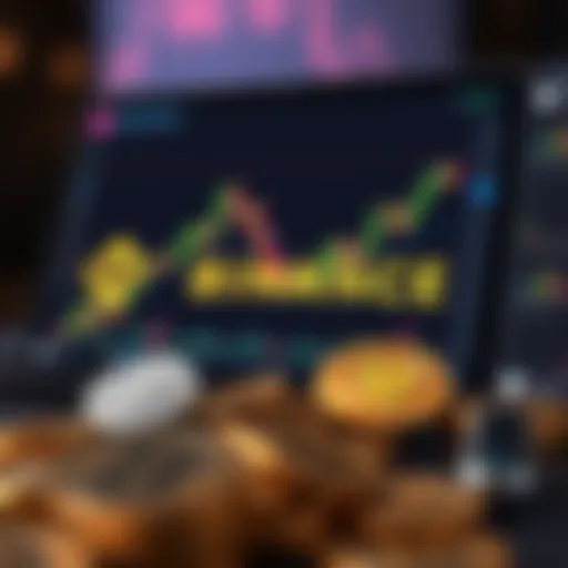 Illustration of cryptocurrency trading pairs on Binance