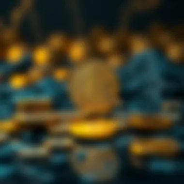A conceptual image representing the future coexistence of gold and digital currencies.
