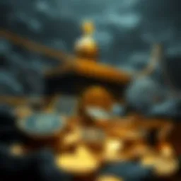 A historical timeline showcasing the significance of gold in economic systems.