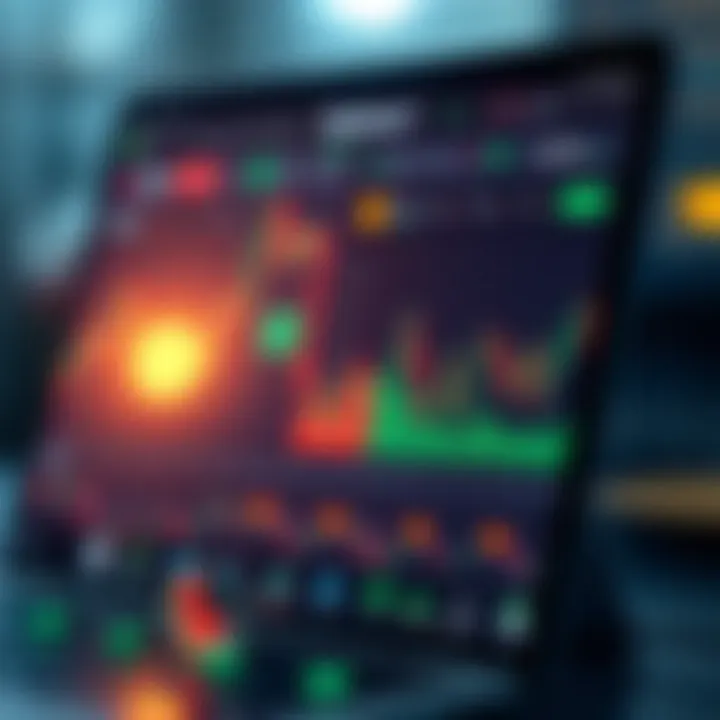 Robinhood Trading Interface for Cryptocurrencies User interface of Robinhood app showing cryptocurrency trading