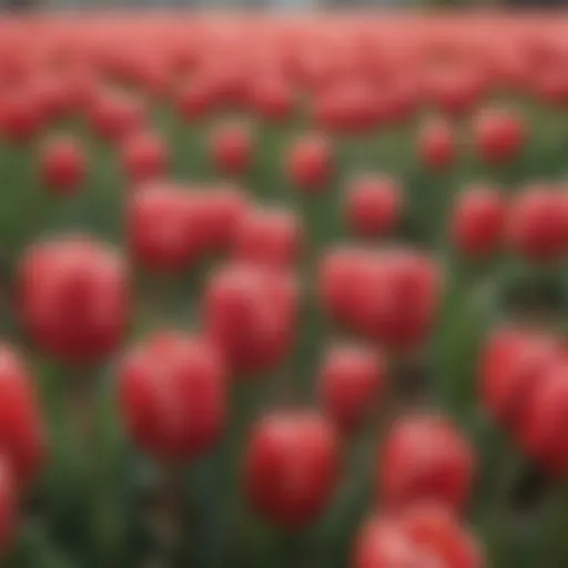 A vibrant array of tulips representing the beauty and value of tulip stock.