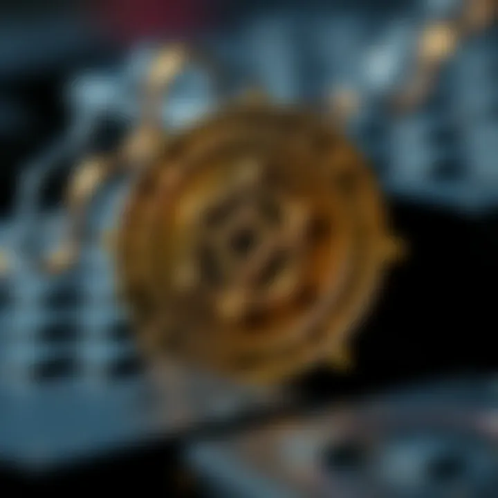Visual representation of Cardano's blockchain technology