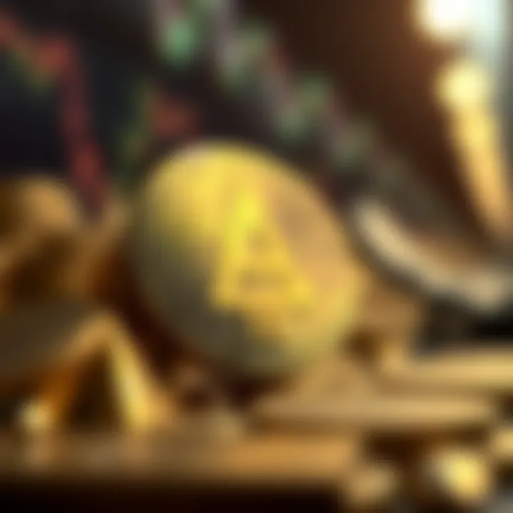 Conceptual illustration of alpha in investment strategy