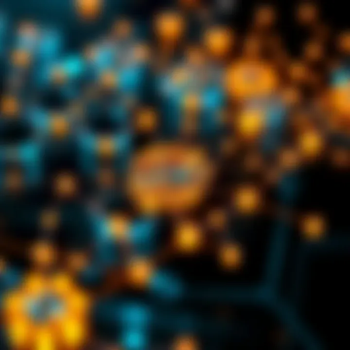 Blockchain Technology Explained Conceptual representation of blockchain technology with interconnected nodes