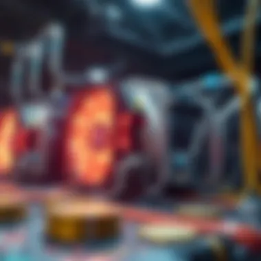Future of Mining Technologies in Blockchain Futuristic visualization of emerging mining technologies in blockchain
