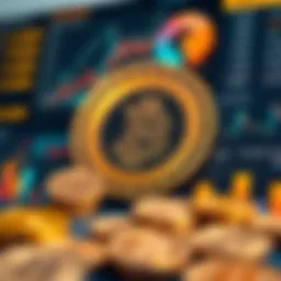 Visual representation of various coin metrics charts