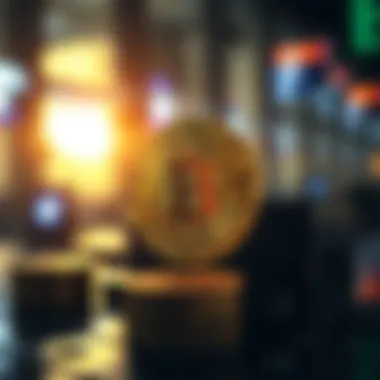 Visual depiction of the cryptocurrency market trends