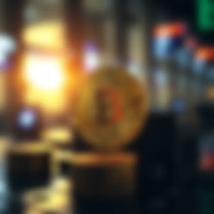 Visual depiction of the cryptocurrency market trends