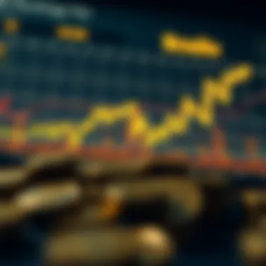 Graph depicting cryptocurrency market trends