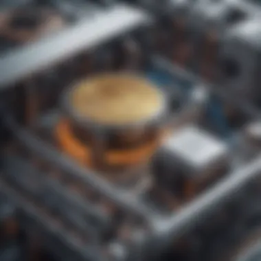 Key Components of Cryptocurrency Mining Hardware Close-up of mining hardware components