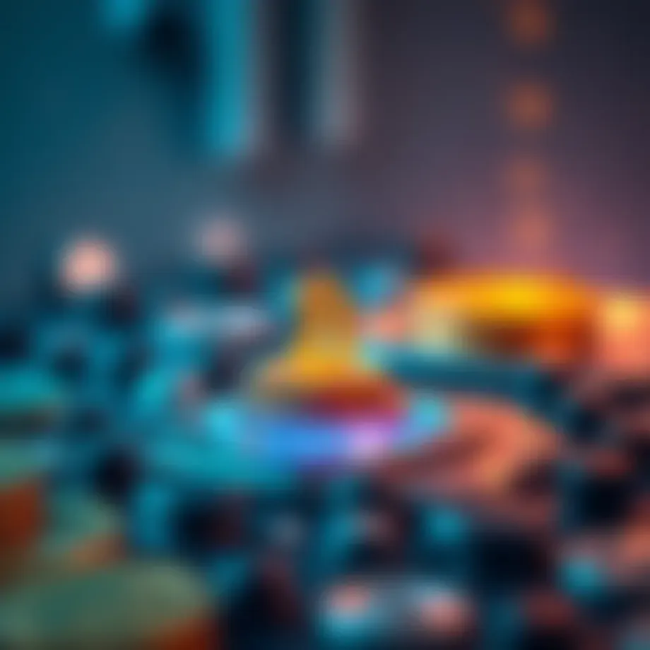 Illustration of cryptocurrency staking rewards mechanism