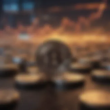 Market Dynamics in Cryptocurrency Trading Visual representation of market dynamics in crypto trading