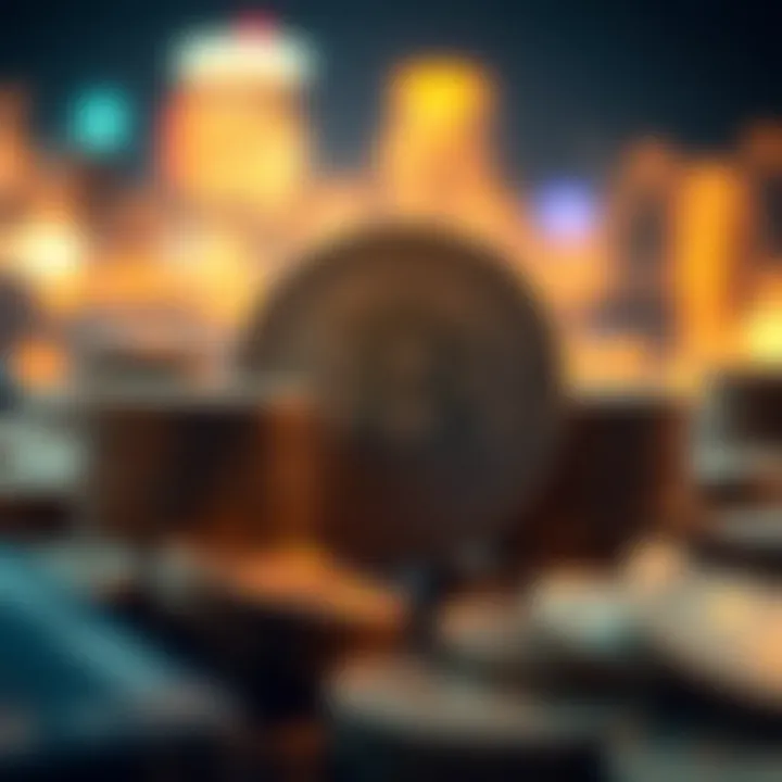 Investment Risks in Digital Money Conceptual depiction of investment risks in digital money
