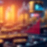 Graph depicting the correlation between federal interest rates and cryptocurrency market trends