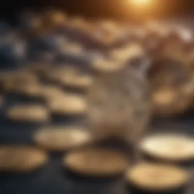 The Concept of Insurance Coins Conceptual representation of insurance coins in cryptocurrency