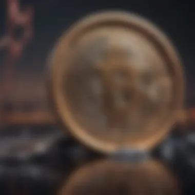 Risk Management in Cryptocurrencies Graph illustrating risk management principles in digital assets