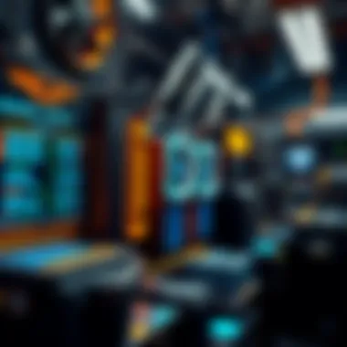 Technological setup for efficient mining