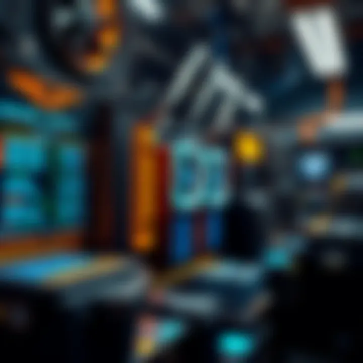 Technological setup for efficient mining