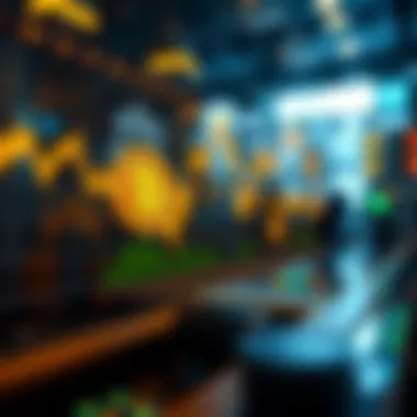 Cryptocurrency Market Trends A graph showing cryptocurrency market trends