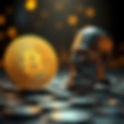 Visual representation of Bitcoin and Satoshi