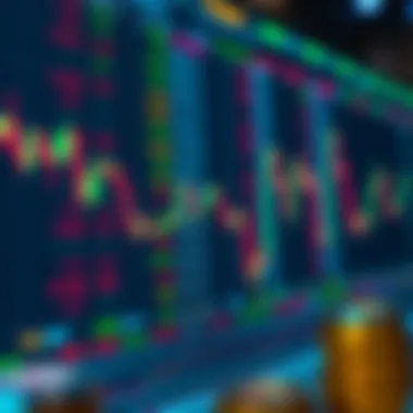 Analytical View of Cryptocurrency Tickers An analytical view of cryptocurrency tickers displayed on a trading platform