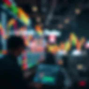Market Dynamics Influenced by Tickers A visual representation of market dynamics influenced by cryptocurrency tickers