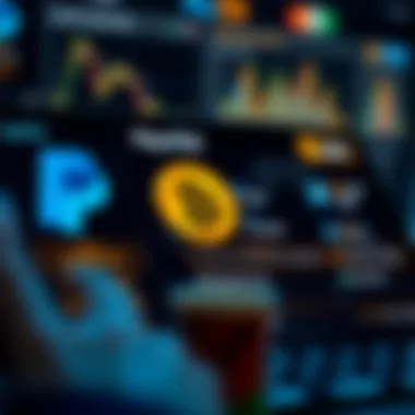 Cryptocurrency Transaction Options on PayPal User interface showcasing cryptocurrency transaction options