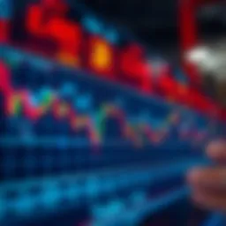 Graph illustrating the concept of Exponential Moving Averages in trading